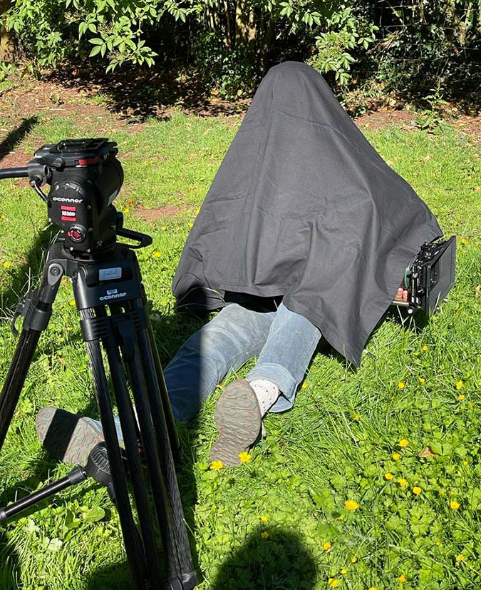 Who's in front of the camera?